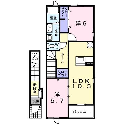 アルモニー 202【管理NO：1-013644401-02020】 ★家具家電は申し込み後に搬入します★ ★2026年09月上旬入居可能★の外観画像