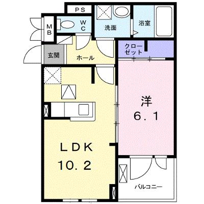 グレイスＢ 103【管理NO：1-024964602-01030】 ★家具家電は申し込み後に搬入します 2026年08月下旬入居可能の外観画像
