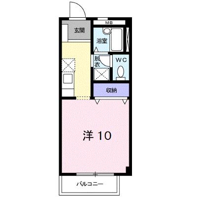 リュエルⅠ 101【管理NO：1-009383701-01010】 ★家具家電は申し込み後に搬入します★ ★2026年09月上旬入居可能★の外観画像