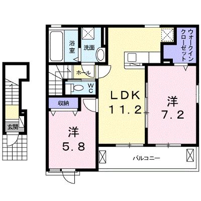 ソレイユ西貝 202【管理NO：1-024861601-02020】 ★家具家電は申し込み後に搬入します 2026年08月上旬入居可能の外観画像