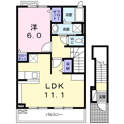 ボヌール大岩館 202【管理NO：1-017374701-02020】 ★家具家電は申し込み後に搬入しますの外観画像
