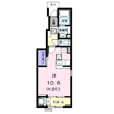 ルミエール明野 101【管理NO：1-027750201-01010】 ★家具家電は申し込み後に搬入します★の外観画像