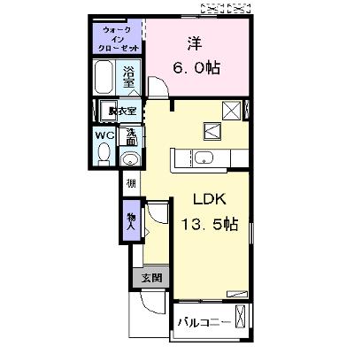 カーサ　エテルナ 103【管理NO：1-019146401-01030】 ★家具家電は申し込み後に搬入します 2026年08月下旬入居可能の外観画像