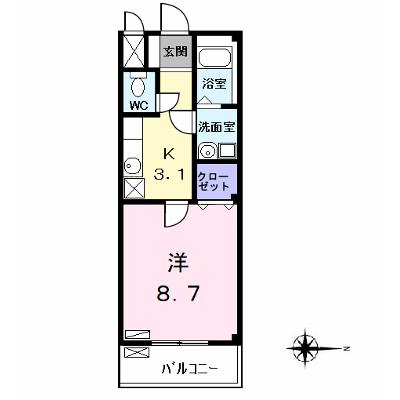 ＮＯＶＡ　（ノバ 201【管理NO：1-013007301-02010】 ★家具家電は申し込み後に搬入します 2026年08月下旬入居可能の外観画像
