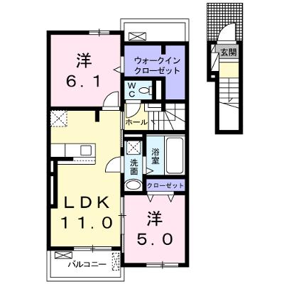 ルーチェ・サウス 202【管理NO：1-025209001-02020】 ★家具家電は申し込み後に搬入します★ ★2026年08月下旬入居可能★の外観画像