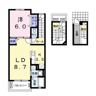 ミライズ　Ⅰ 302【管理NO：1-022316401-03020】 ★家具家電は申し込み後に搬入します★ ★2026年08月中旬入居可能★の外観画像