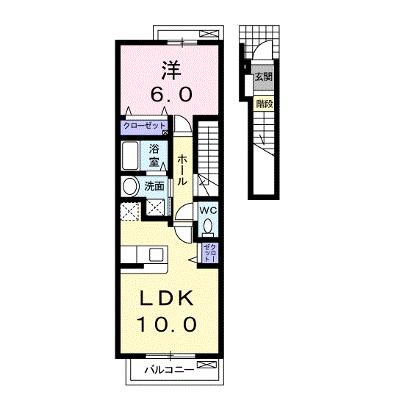 メゾンパレェ 202【管理NO：1-012750301-02020】 ★家具家電は申し込み後に搬入します★の外観画像
