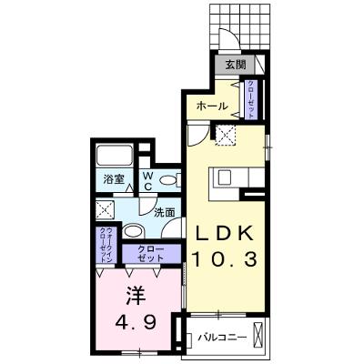 エクセランⅥ 101【管理NO：1-021648202-01010】 ★家具家電は申し込み後に搬入します★の外観画像