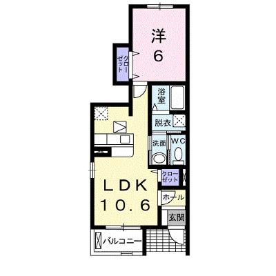 エトワールＭ　Ⅱ棟 101【管理NO：1-014677802-01010】 ★家具家電は申し込み後に搬入します★ ★2026年08月下旬入居可能★の外観画像