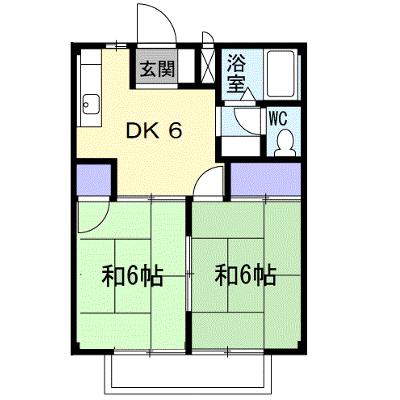 サンハイツ千代 202【管理NO：1-000504401-02020】 ★家具家電は申し込み後に搬入します★ ★2026年09月上旬入居可能★の外観画像