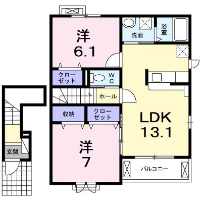 インサイドⅠ 205【管理NO：1-023355701-02040】 ★家具家電は申し込み後に搬入します 2026年08月下旬入居可能の外観画像