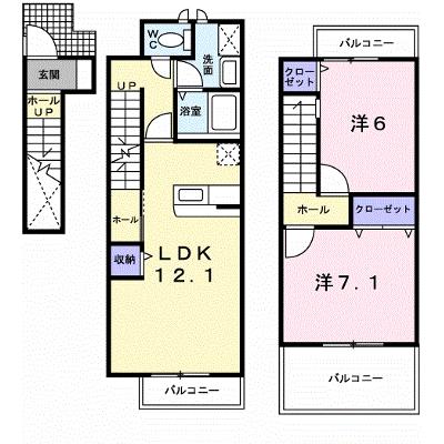 エスポワール・エル 205【管理NO：1-011787201-02040】 ★家具家電は申し込み後に搬入します 2026年08月下旬入居可能の外観画像