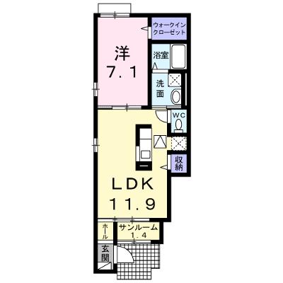 雅楽 101【管理NO：1-021596601-01010】 ★家具家電は申し込み後に搬入します 2026年08月下旬入居可能の外観画像