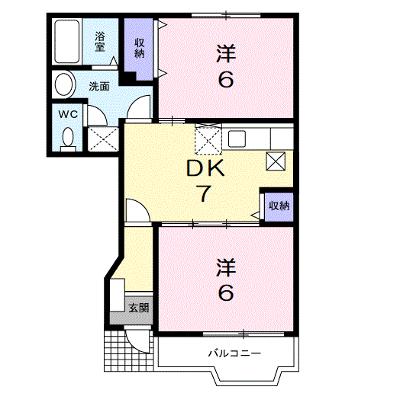 ミドル・ヴィレッジＡ 102【管理NO：1-010690401-01020】 ★家具家電は申し込み後に搬入します 2026年09月中旬入居可能の外観画像