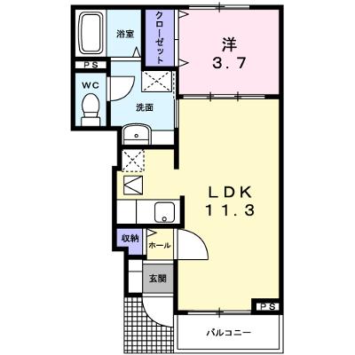 ブルースカイ 101【管理NO：1-022727601-01010】 ★家具家電は申し込み後に搬入します 2026年09月上旬入居可能の外観画像