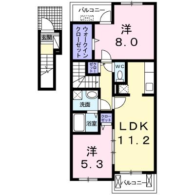 アルブル　ポルテ 201【管理NO：1-018645901-02010】 ★家具家電は申し込み後に搬入します★ ★2026年08月下旬入居可能★の外観画像