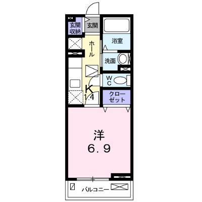 フェリーチェ 103【管理NO：1-018889501-01030】 ★家具家電は申し込み後に搬入します★ ★2026年08月下旬入居可能★の外観画像