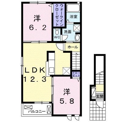 たいしの杜Ⅰ 201【管理NO：1-024674401-02010】 ★家具家電は申し込み後に搬入します 2026年08月下旬入居可能の外観画像