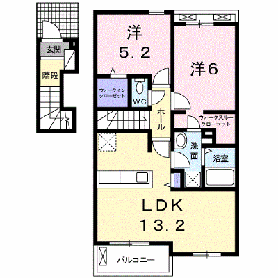 パルガーデン中央インターⅢ 203【管理NO：1-022507603-02030】 ★家具家電は申し込み後に搬入します★の外観画像