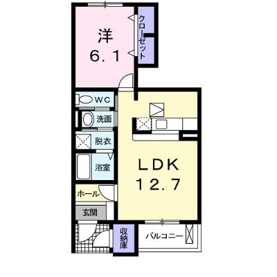 メゾン・エスポワル　Ｂ 102【管理NO：1-013009302-01020】 ★家具家電は申し込み後に搬入します★ ★2026年09月中旬入居可能★の外観画像
