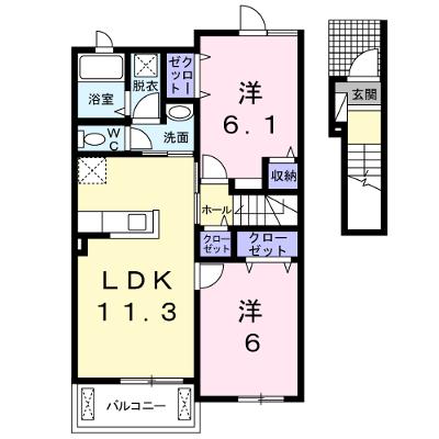 ハーモニー・ガーデンⅠ 203【管理NO：1-021011801-02030】 ★家具家電は申し込み後に搬入します★の外観画像