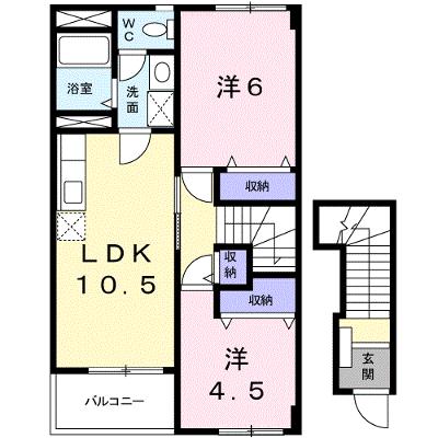 セレッソ十日市Ｂ棟 202【管理NO：1-011116102-02020】 ★家具家電は申し込み後に搬入します★ ★2026年09月上旬入居可能★の外観画像