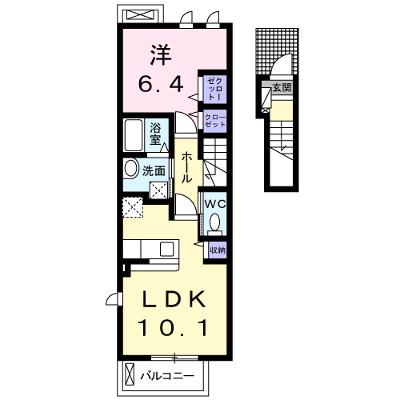 サニーガーデンＥ 203【管理NO：1-023277501-02030】 ★家具家電は申し込み後に搬入します★の外観画像