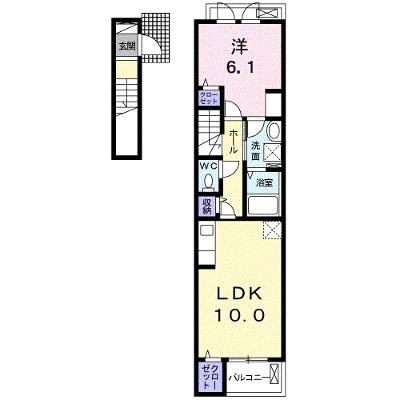 サニーガーデンＧ 203【管理NO：1-026348202-02030】 ★家具家電は申し込み後に搬入します 2026年08月中旬入居可能の外観画像