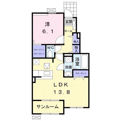 スリジエ　リアン　セカンド　Ｂ 102【管理NO：1-024092702-01020】 ★家具家電は申し込み後に搬入します★の外観画像