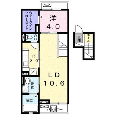 クレメントウエストクルメ 405【管理NO：1-021953101-04050】 ★家具家電は申し込み後に搬入します★の外観画像
