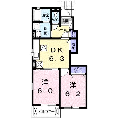 プリムローズⅡ 103【管理NO：1-019822102-01030】 ★家具家電は申し込み後に搬入します★の外観画像