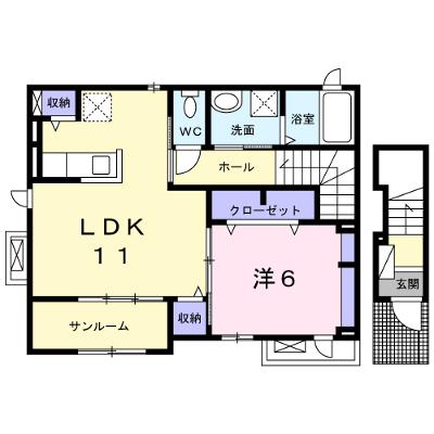 カーサ・アスール 201【管理NO：1-025011901-02010】 ★家具家電は申し込み後に搬入します★ ★2026年08月中旬入居可能★の外観画像