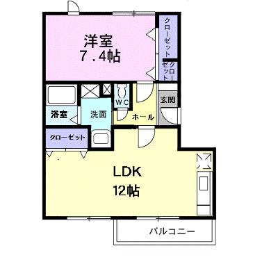 ハートベイルＢ 202【管理NO：1-004379102-02020】 ★家具家電は申し込み後に搬入します★の外観画像