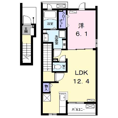 Ｔｗｉｎｓ　Ｂ（ツインズ） 201【管理NO：1-027874702-02010】 ★家具家電は申し込み後に搬入します★ ★2026年08月下旬入居可能★の外観画像