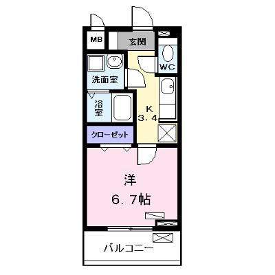 コンフォート・テラス 203【管理NO：1-021347701-02030】 ★家具家電は申し込み後に搬入します 2026年08月下旬入居可能の外観画像