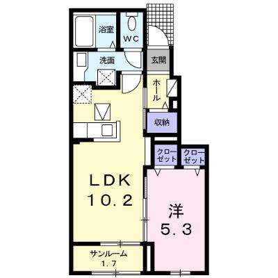 セロ　フォルトゥーナⅢ 104【管理NO：1-023748703-01040】 ★家具家電は申し込み後に搬入します 2026年08月下旬入居可能の外観画像