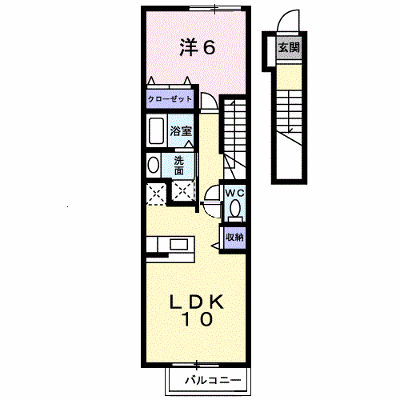 ＳＵＮ　ＳＱＵＡＲＥ新地　Ｂ 203【管理NO：1-014527602-02030】 ★家具家電は申し込み後に搬入します★の外観画像