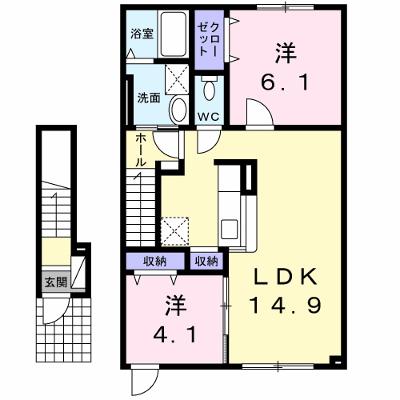 プリュスレテメゾン 202【管理NO：1-019511901-02020】 ★家具家電は申し込み後に搬入します 2026年09月上旬入居可能の外観画像