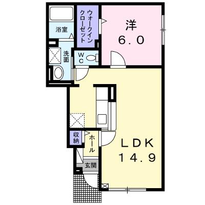 ベル・プロムナードⅣ 102【管理NO：1-019494904-01020】 ★家具家電は申し込み後に搬入します 2026年09月上旬入居可能の外観画像