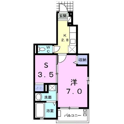 プラシード　イースト 101【管理NO：1-019079501-01010】 ★家具家電は申し込み後に搬入します★ ★2026年09月上旬入居可能★の外観画像