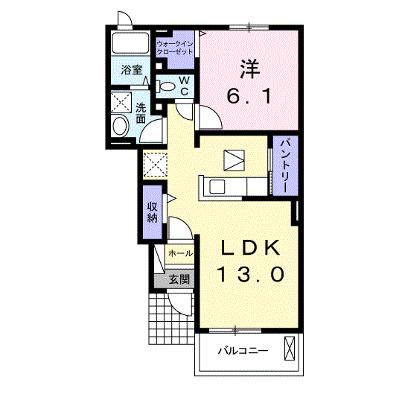 ブローテＫＳⅠ 103【管理NO：1-021850101-01030】 ★家具家電は申し込み後に搬入します★ ★2026年09月中旬入居可能★の外観画像