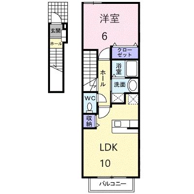 サニーハイムⅡ 202【管理NO：1-012833001-02020】 ★家具家電は申し込み後に搬入します 2026年09月上旬入居可能の外観画像