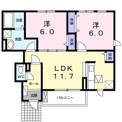 ナックサクラニュータウンＢ 102【管理NO：1-017502102-01020】 ★家具家電は申し込み後に搬入します★の外観画像