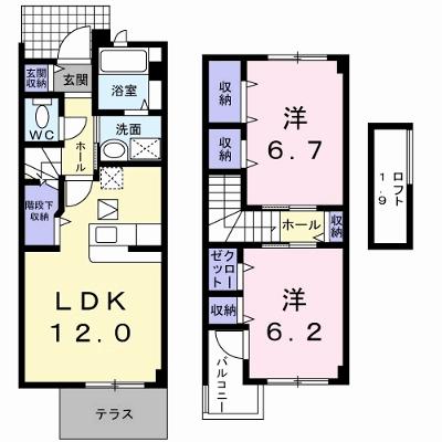 セレーノ本宿Ｂ 104【管理NO：1-011517102-01040】 ★家具家電は申し込み後に搬入します 2026年09月上旬入居可能の外観画像