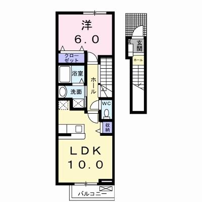 プリムローズ・Ｙ 202【管理NO：1-013167501-02020】 ★家具家電は申し込み後に搬入します 2026年08月下旬入居可能の外観画像