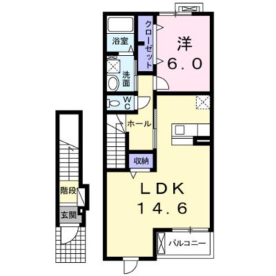 アイリス桜　参番館 202【管理NO：1-022831701-02020】 ★家具家電は申し込み後に搬入します 2026年09月上旬入居可能の外観画像