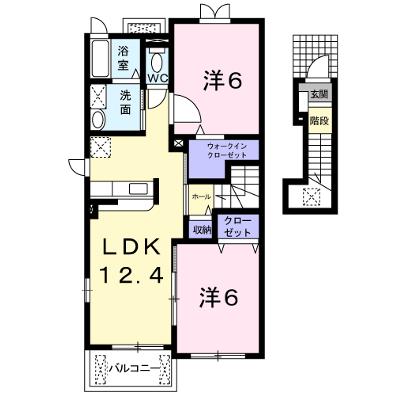 セブン・グロリアスⅡ 204【管理NO：1-015812402-02040】 ★家具家電は申し込み後に搬入します★ ★2026年09月中旬入居可能★の外観画像