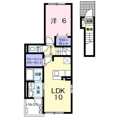 ヴィラヴェント・Ｓ．Ｈ 201【管理NO：1-026382601-02010】 ★家具家電は申し込み後に搬入します★の外観画像
