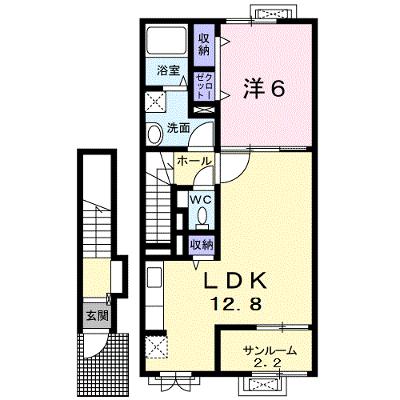 パルテンツァ 203【管理NO：1-022771801-02030】 ★家具家電は申し込み後に搬入します 2026年08月上旬入居可能の外観画像