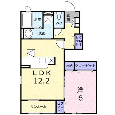 フロレスタ 104【管理NO：1-014450201-01040】 ★家具家電は申し込み後に搬入します 2026年09月中旬入居可能の外観画像